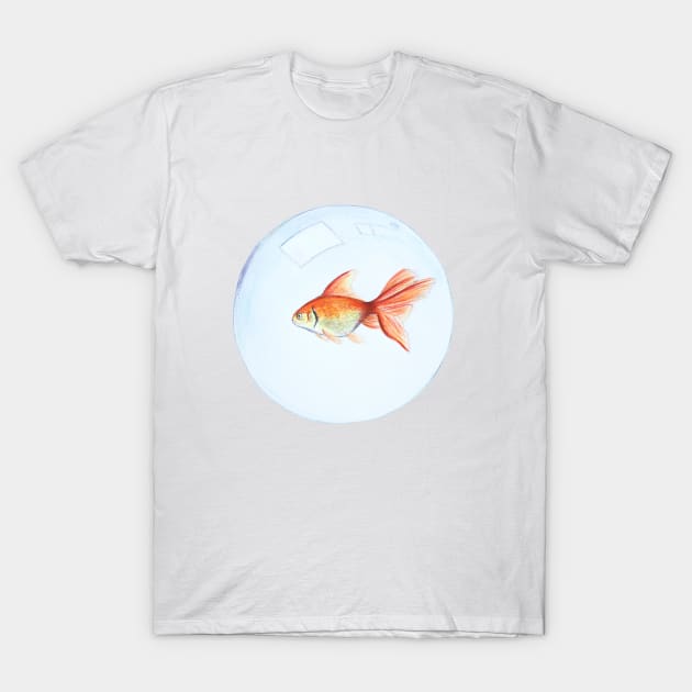 Gold fish T-Shirt by DarkoRikalo86